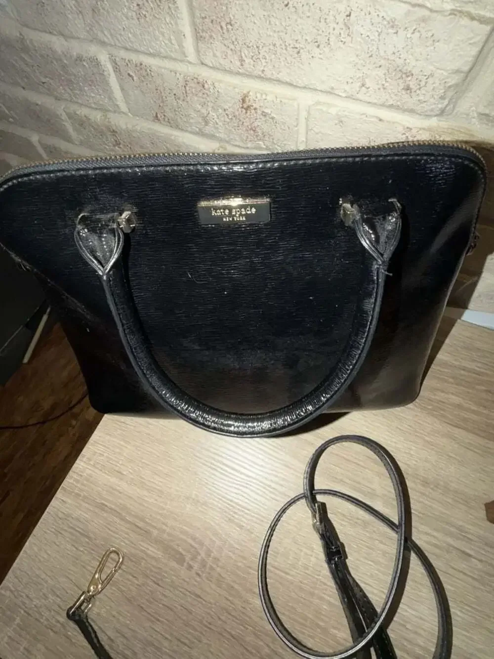 Kate Spade New York Bixby Place Carli Patent Leather Dome Satchel